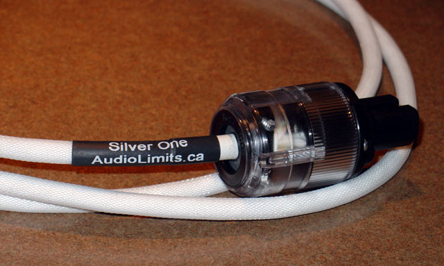 Silver One Power Cord