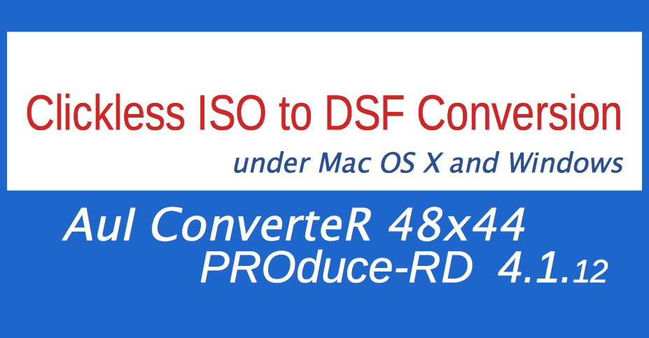 Clickless ISO conversion