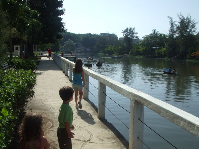 My Kids at the park in Havana.