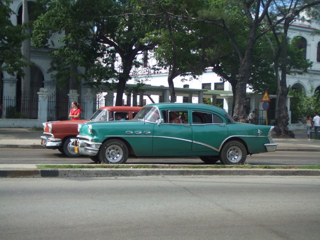 Classics in Cuba - Very common cars here in Cuba. 50% of the cars are vintage American steel