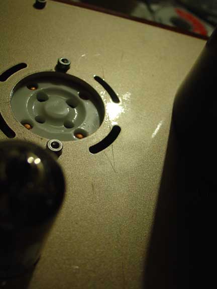 E-1: Top panel damage 2