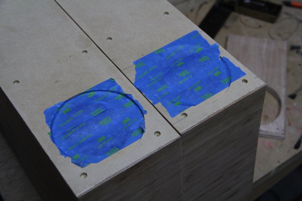 Holes drilled on grill for magnets