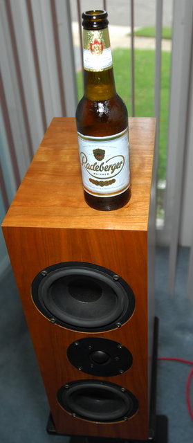 Beer on top of speakers :no no: