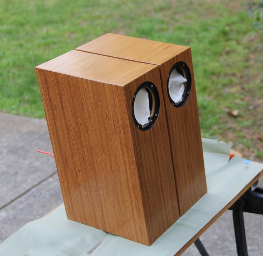Watco Danish Oil Dark Walnut with a Lacquer Satin topcoat