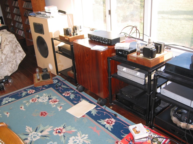 In situ (with Marchand XM-9 crossover, Welborne Labs Reveille preamp and Laurel amps, Pi Theater 4 speakers)