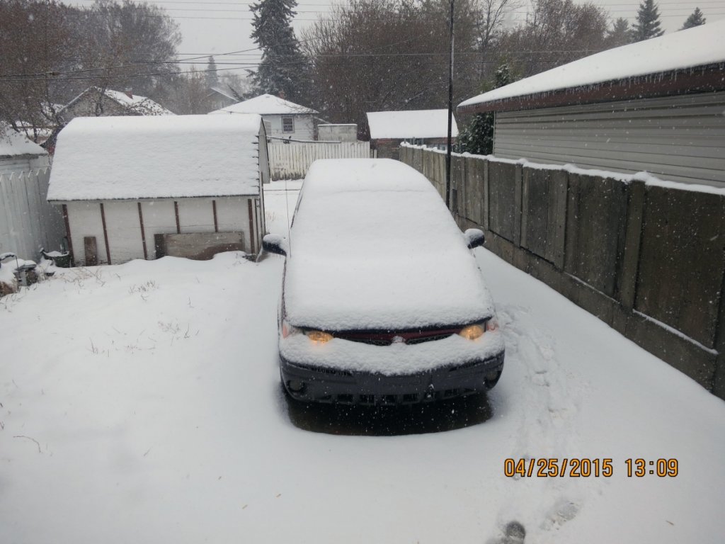 Snow April 25 2015