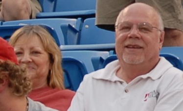 Brenda & Don at the DCI Competition - Not a good picture (cropped from a much larger picture), but I erroneously assumed I'd have other opportunities.