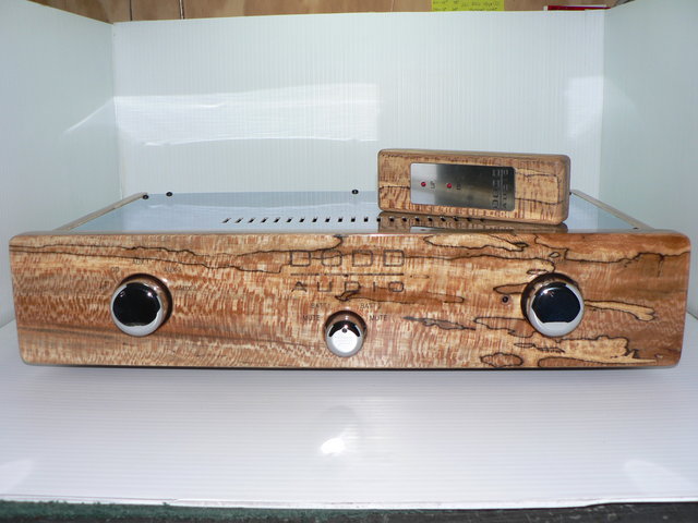 spalted sycamore preamp
