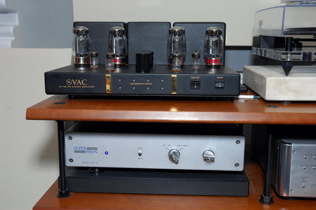 Mike's VAC tube amp and Super Phon preamp