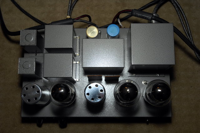 2A3 Set amp top view