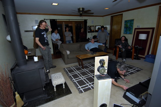 View from the OB2X loudspeakers