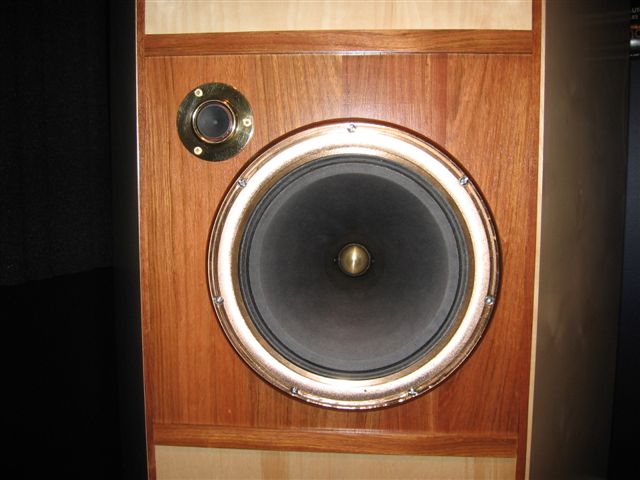PHY-HP 12"and TW-37 tweeter mounted on 1" solid brazilian cherry-jatoba-