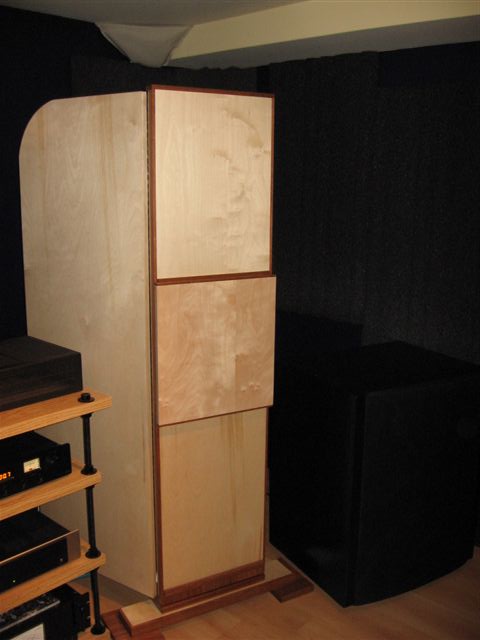PHY-HP open baffle with protective front all sides baltic birch plywood.