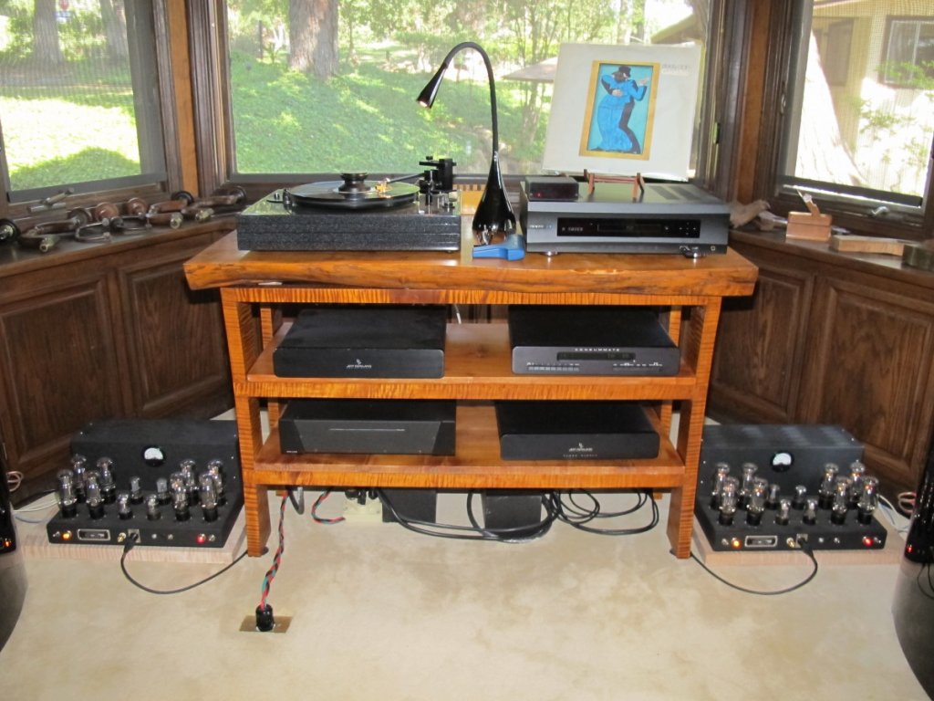 Homemade rack from curly/spalted maple (3