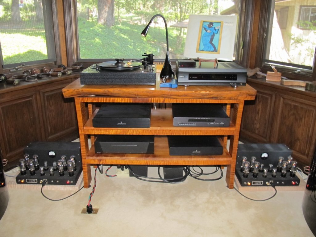 Homemade rack from curly/spalted maple (3