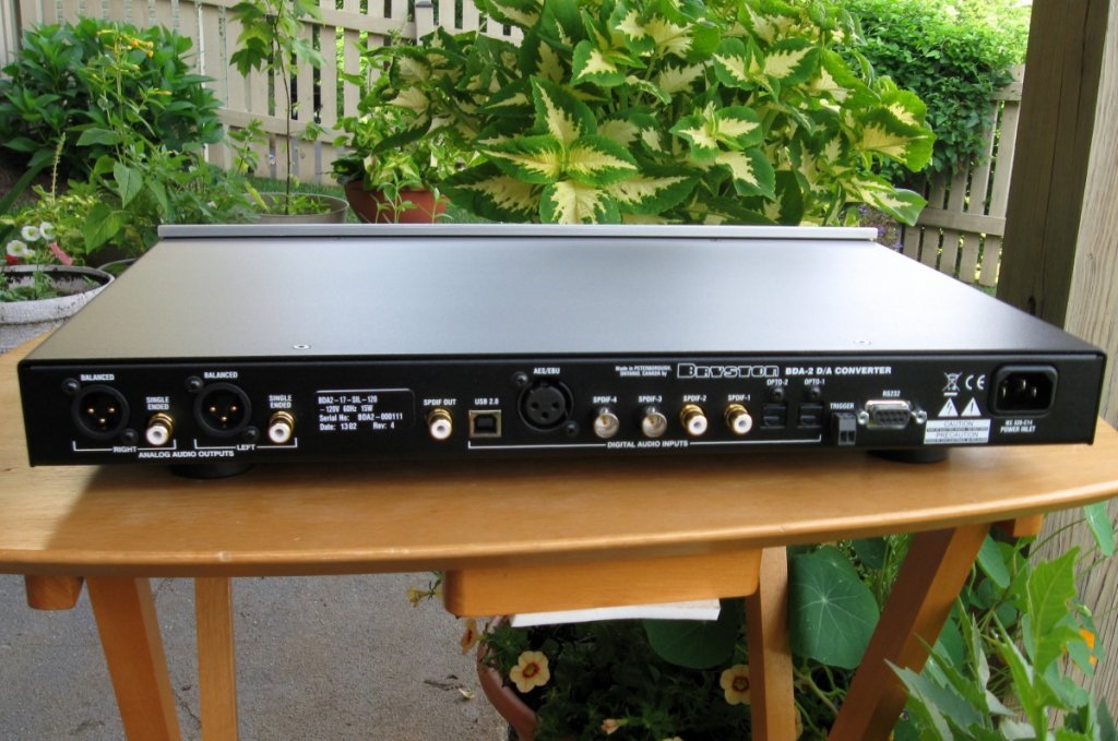 Bryston dac back