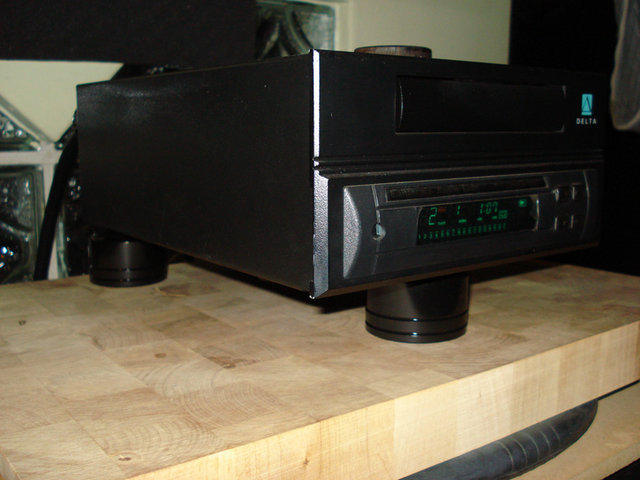 care to taken to place the front footer below the CD drive