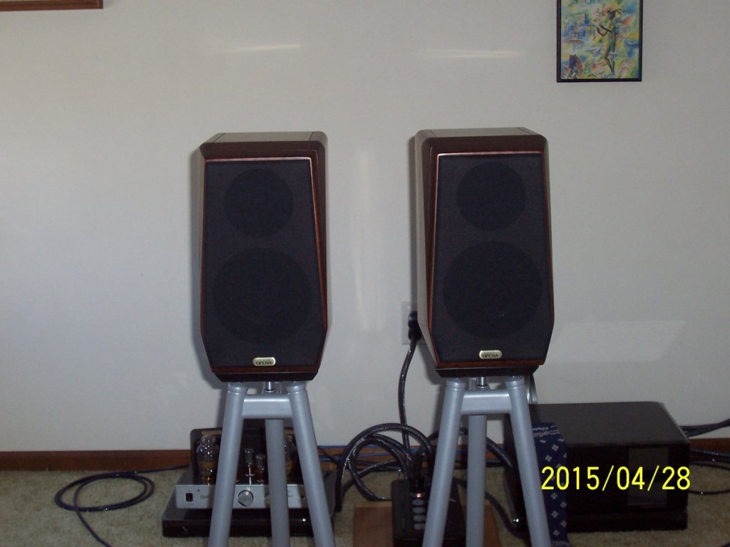 Front view, baffle
