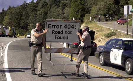 Roads? Where we're going we don't need roads...