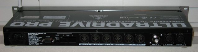 DCX2496 with Linear Audio Kit - Rear