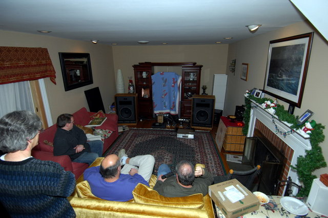 Room 2 - listening to a modified Klipschs and SET mono block