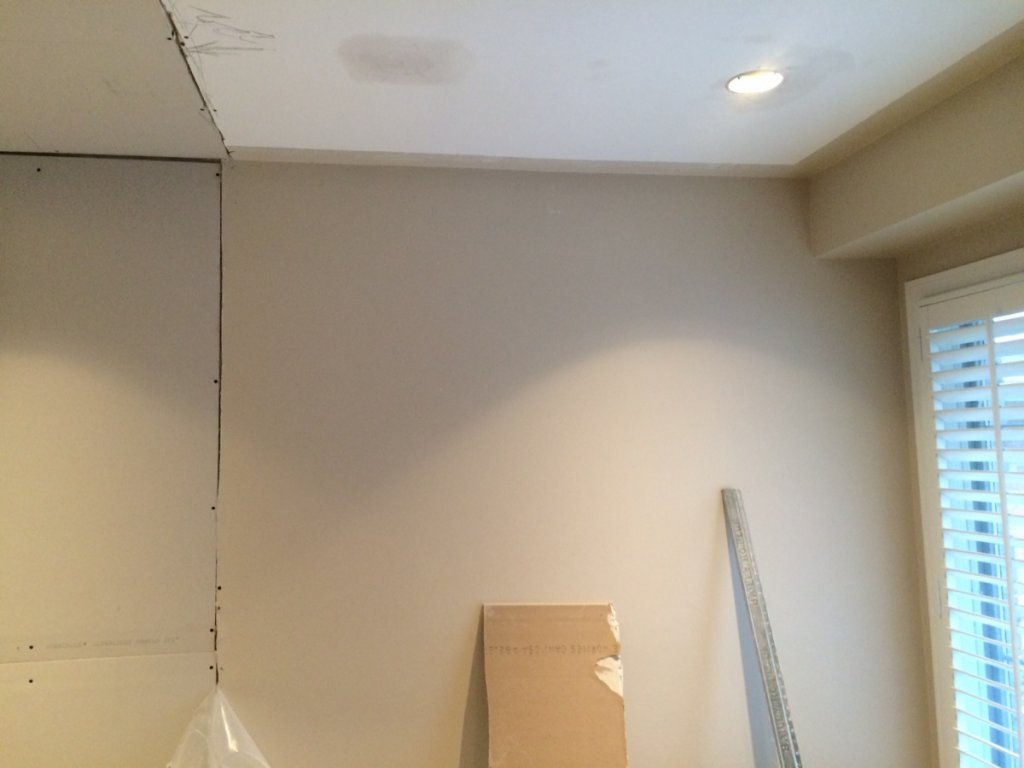 living room ceiling progress 1