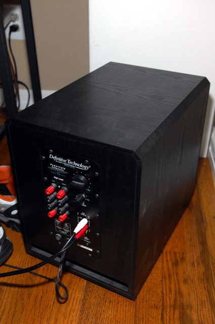 Def Tech sub in the Klipsch room