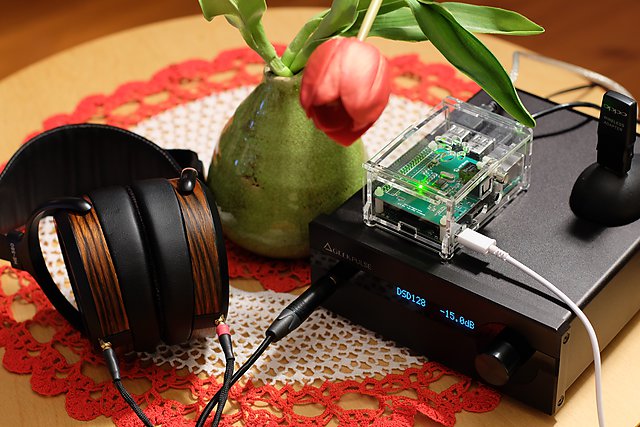 Raspberry Pi 2 and HifiBerry music streamer