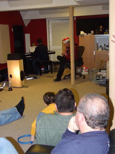 rapt audience...
