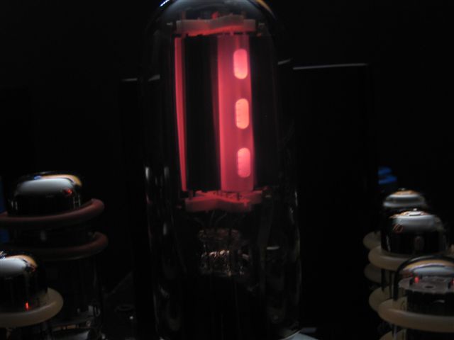 845 anode plate at turn off, hot temp!!!