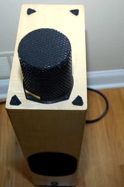 Top view of Blue Circle's new speakers