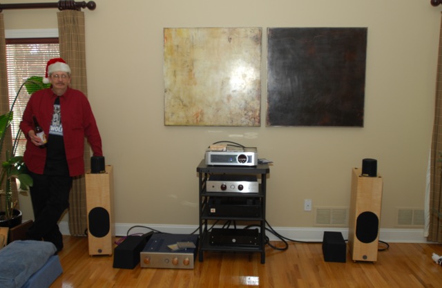 lonewolfny 42 next to the Blue Circle speakers 2