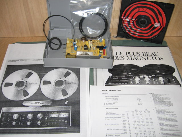 Service manual CR-ROM and printed , speed control spare board and various belts.