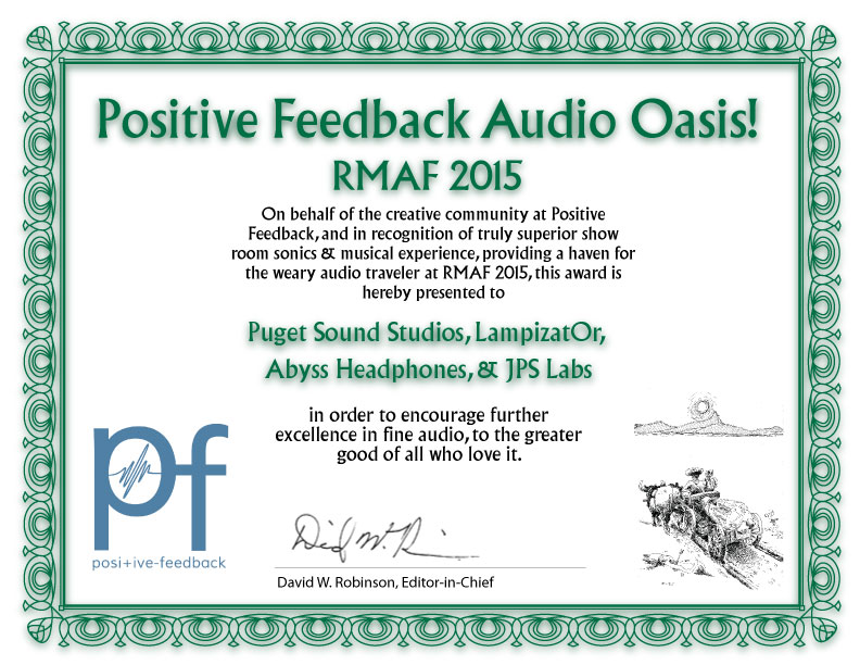 Audio Oasis Puget Sounds Lampizat Or etc