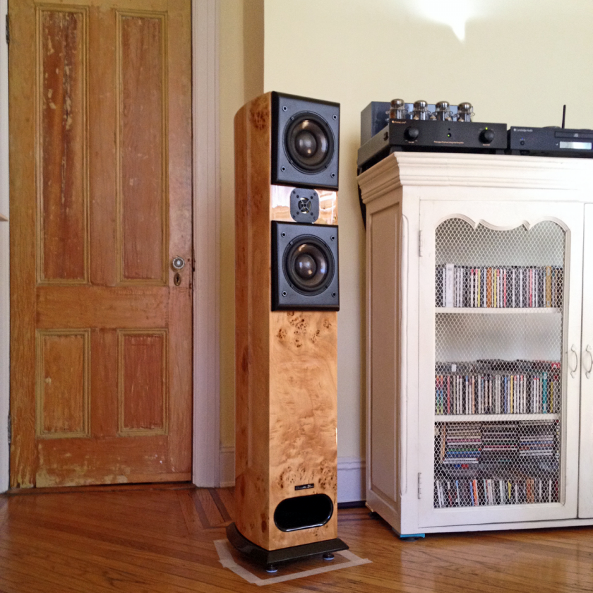 Acoustic Zen Adagio in maple burl finish.