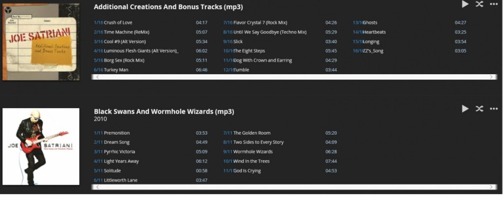 Satch MP3 Artist View (2)