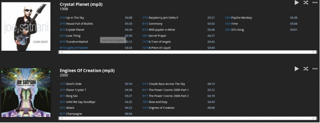 Satch MP3 Artist View (3)