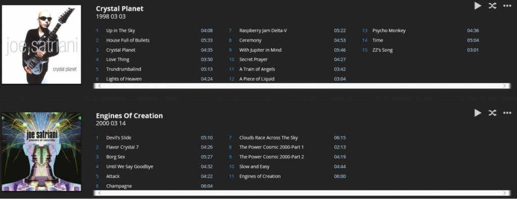 Satch FLAC Artist View (3)