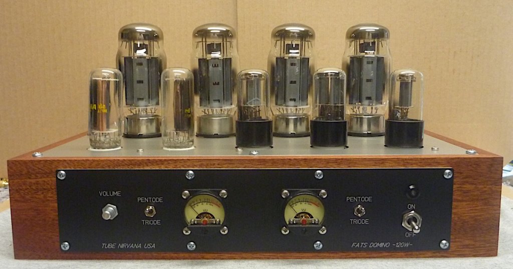 model Fats Domino KT120 - 6SN7 - 6CG3 PP 60W/CH stereo power amp