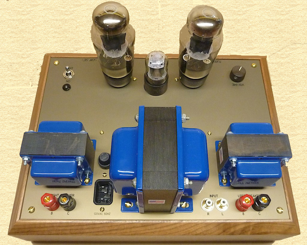 model Ray 6L6G - 6SL7 SE 4W/CH stereo amp