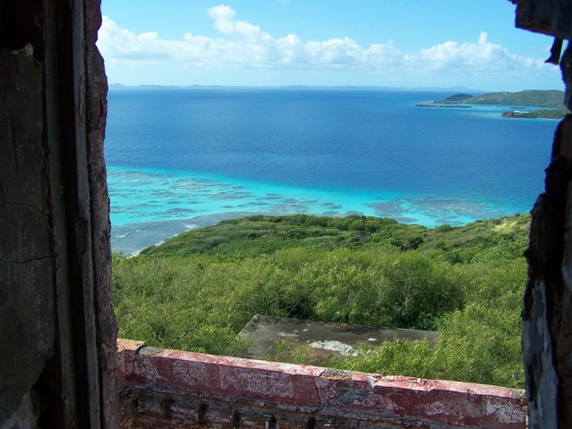 Culebrita - View from the abandoned lighthouse.