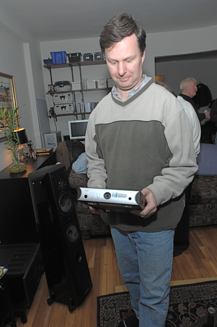 Frank holding the Zhaolu dac