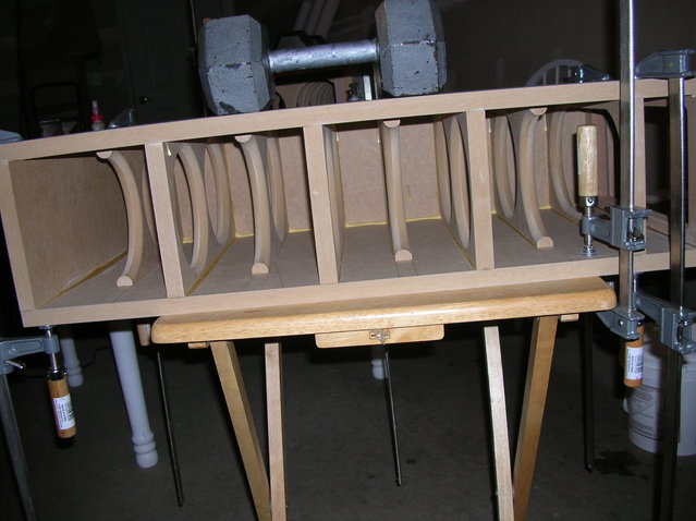 starting to look like a speaker cabinet now...