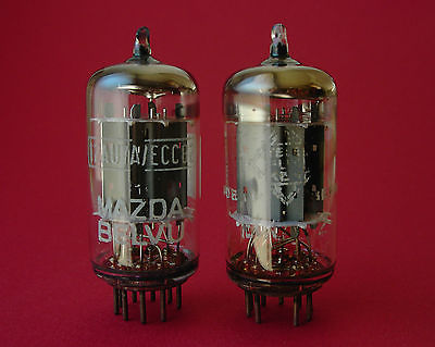 2-balanced-Tubes-ECC 82-12Au 7-TELEFUNKEN-made-1