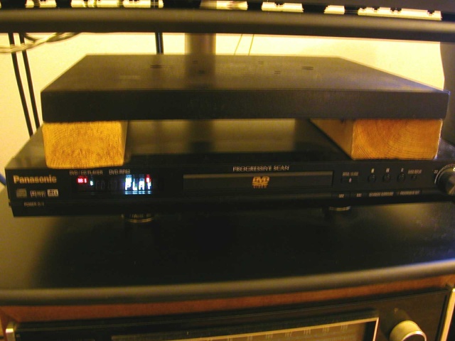 Panasonic Code Free DVD with affordable wooden tweeks and Final Labs DARUMA 3II