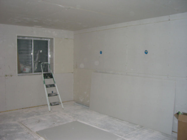 drywall up