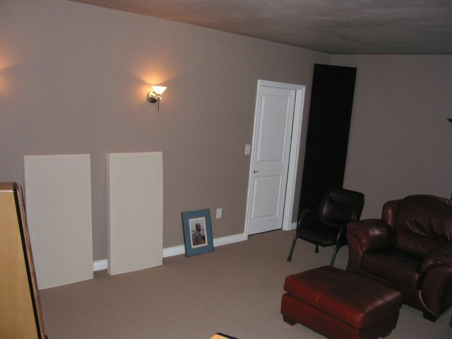 looking toward door
