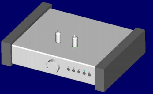 Design study for my GK-1R preamp