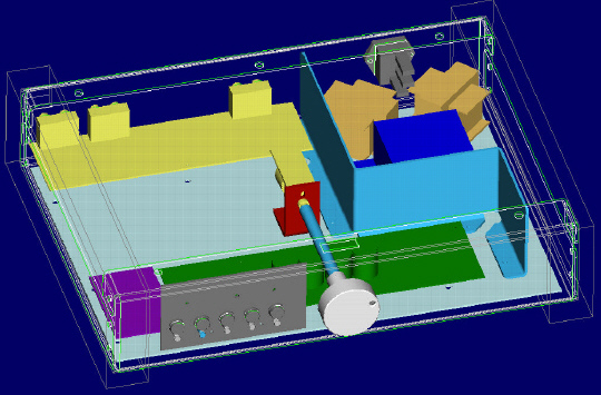 CAD layout for the GK-1R