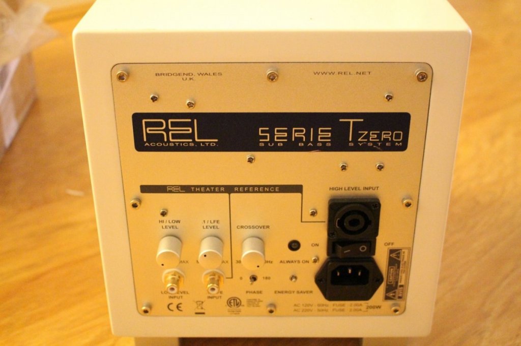 REL Acoustics - Sub Bass Series - T-Zero subwoofer system